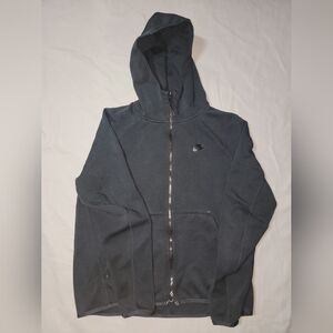 Nike Hoodie Mens Large Black Tech Fleece Full-Zip Sportswear Long Sleeve